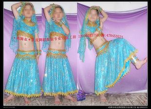 鸿舞衣印度儿童舞蹈服装