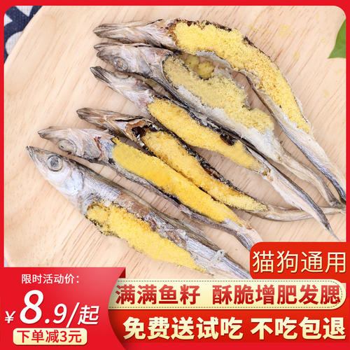 热销20W+多春鱼冻干猫零食小鱼干