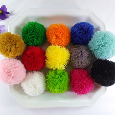 diy开司米挂饰手工毛毛球