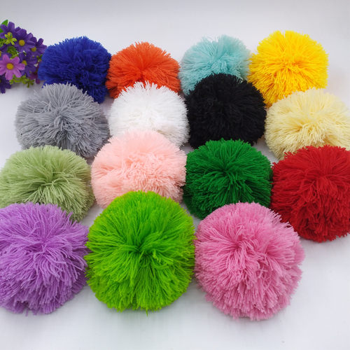 10cm彩色丝米diy手工挂饰