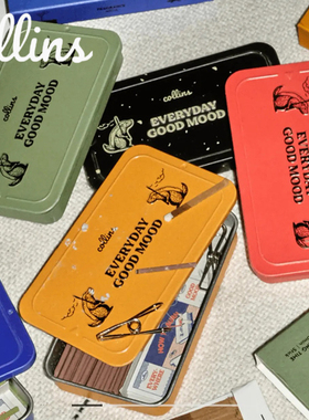 韩国Collins线香礼盒缓解疲劳助眠家用室内持久留言高级情绪香薰