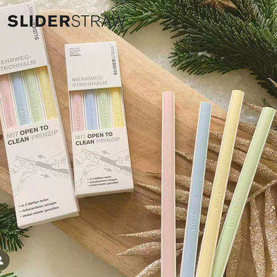 德国原产Sliderstraw可拆洗滑条吸管可重复使用便携环保食品级