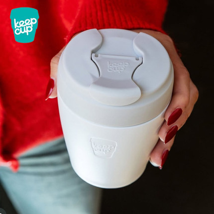 澳洲keepcup咖啡杯保温随行杯双层不锈钢带盖外带便携随手水杯子