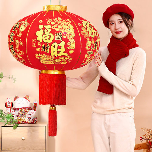 新年大红灯笼挂件2026马