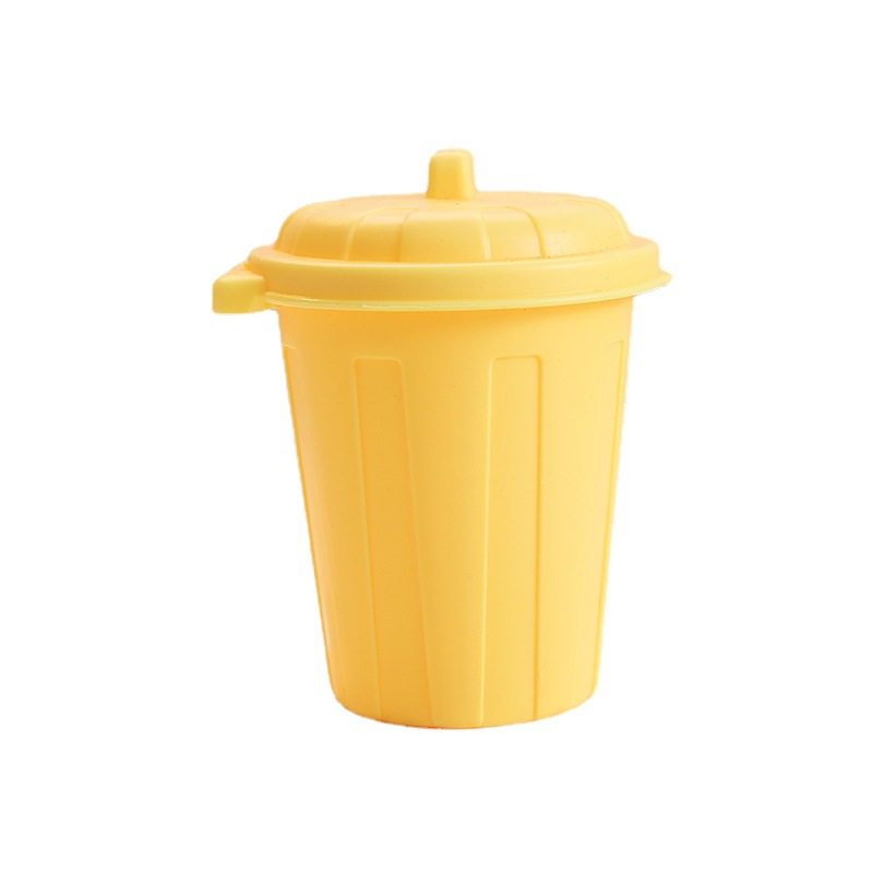 创意带盖桌面垃圾桶家用