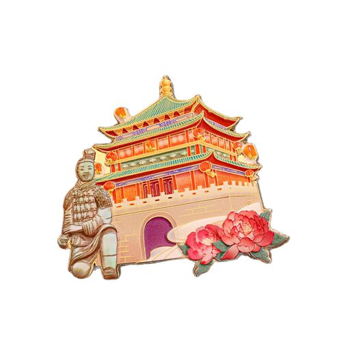 中国旅游城市金属冰箱贴