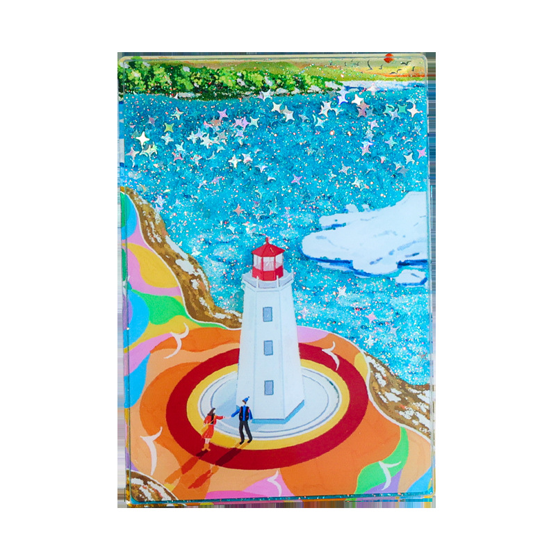 大连流沙冰箱贴星海广场