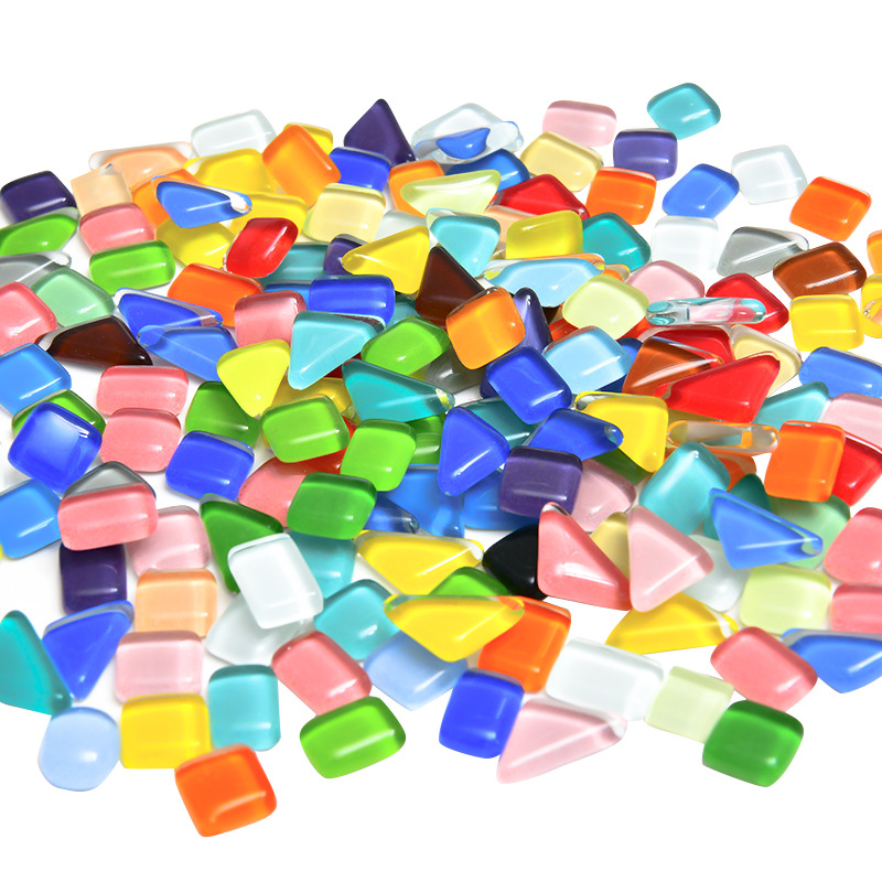 DIY小颗粒水晶马赛克贴片瓷砖手工DIY杯垫贴片材料包水晶自由石