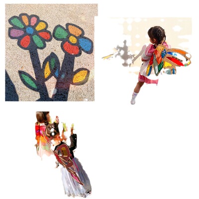 彩色玻璃纸手工DIY透明透