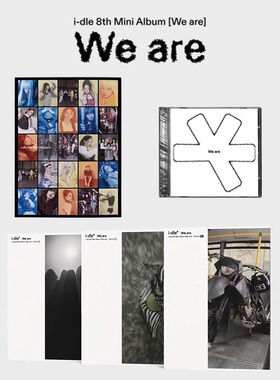 正版idle gidle新专辑 女娃迷你8 WE ARE 官方宋雨琦周边小卡