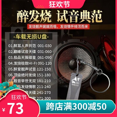 汽车载U盘32G发烧试机典范人声情歌HIFI试音胆机 无损高音质优盘