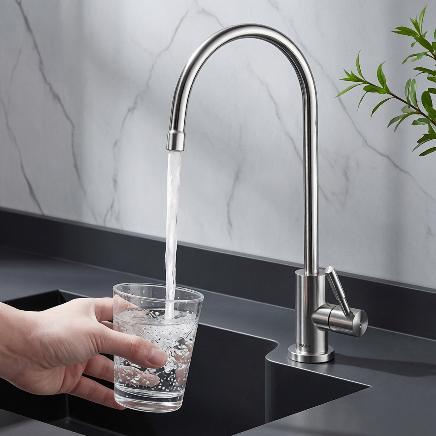 净水器水龙头4分大通量小区直饮水龙头304不锈钢单冷净水器配件