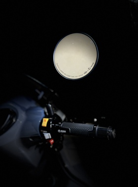 三阳飞度5 fiddle5 铝合金黑色反光镜高清复古后视镜（一对）