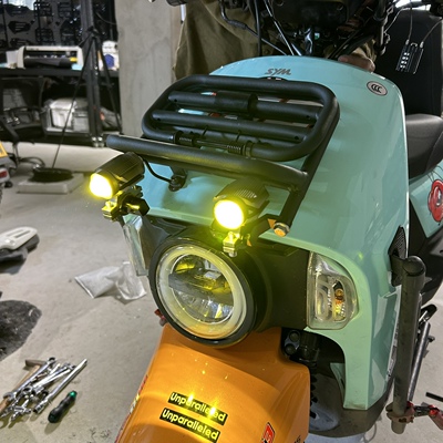 三阳小蚂蚁4MICA 无损安装 原车开关外接开关可选射灯套装