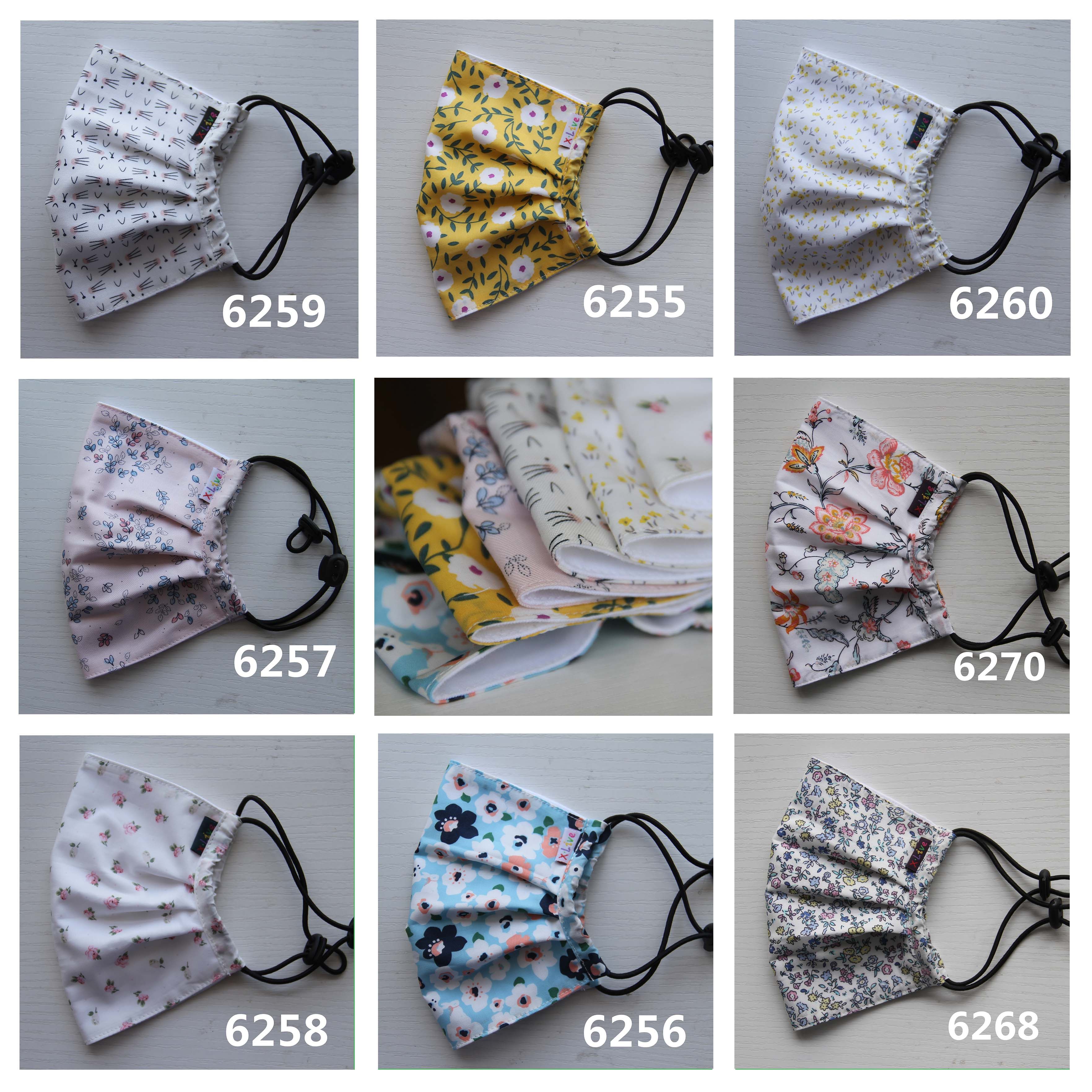 全棉布口罩女时尚个性印花秋冬薄款防尘透气可水洗可调节女士大号,居家日用,口罩,淘宝优惠券,粉丝福利购,淘宝优惠卷