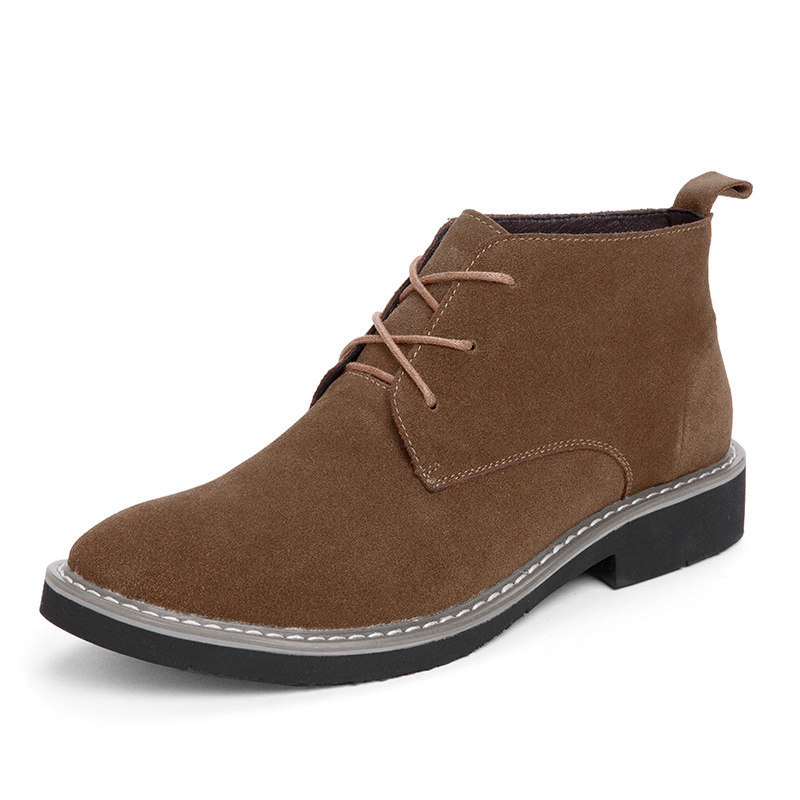 CHELSEA BOOTS MARTIN TRENDY SHOES MENS LEATHER SHOES HIGH-TOP SNOW BOOTS MENS LOW-TOP CARGO BOOTS WINTER FLEECE COTTON SHOES