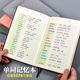 英语单词本a5小号随身便携本子简约ins大学生考研笔记本加厚四级英语本a6初中高中背单词记忆词汇积累记录本