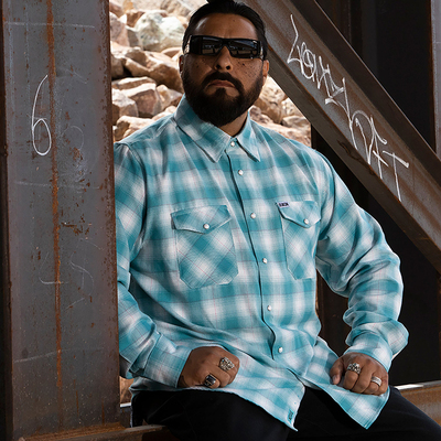 西海岸oversize宽松大码工装衬衫