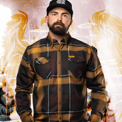 hiphop奇卡洛chicano硬核摇滚oversize古典配色美式格子工装衬衫