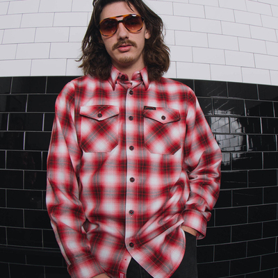 拼接oversize重磅复古工装衬衫