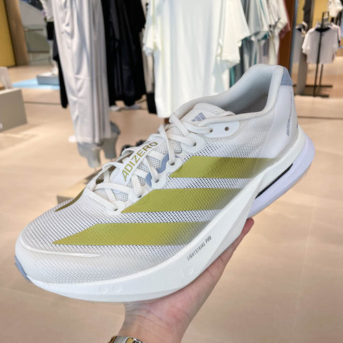 阿迪达斯男ADIZERO BOSTON 13缓震回弹专业竞训玻纤柱跑鞋 JS4947