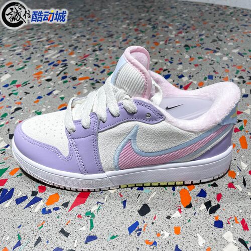 耐克大童2025冬新款Jordan 1 LowRM经典简约大童运动鞋IM6668-161