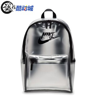 Nike耐克男女包2025夏季新款金属银亮面运动休闲双肩包HV8920-908