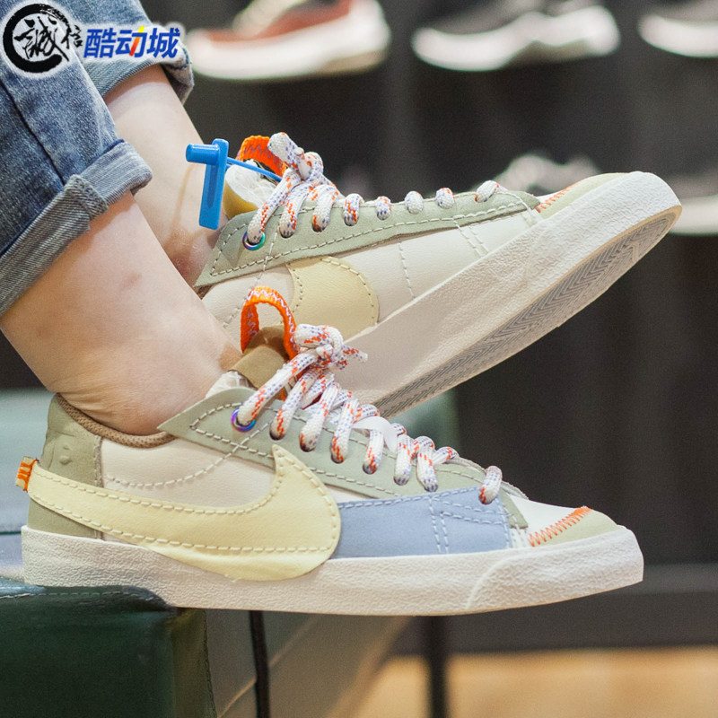 耐克女鞋2024夏季BLAZER开拓者大勾休闲耐磨运动休闲鞋DX6043-171