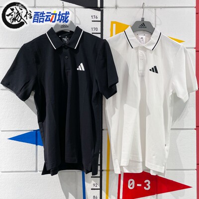 阿迪达斯男子运动休闲短袖POLO衫