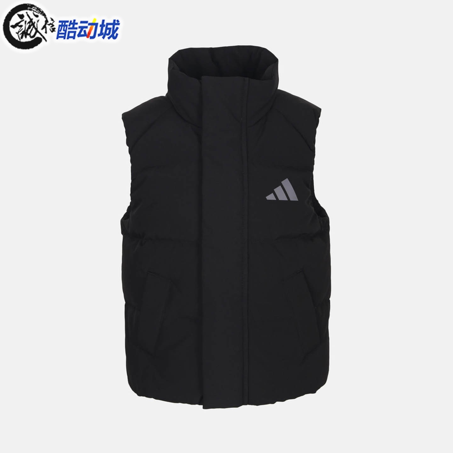 Adidas阿迪达斯大童2026年冬新款休闲立领简约百搭运动马甲LG1931