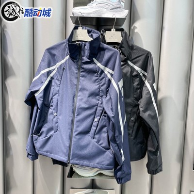 阿迪达斯男子2025秋新款拒水运动休闲机能夹克外套 KF0689 KF0690