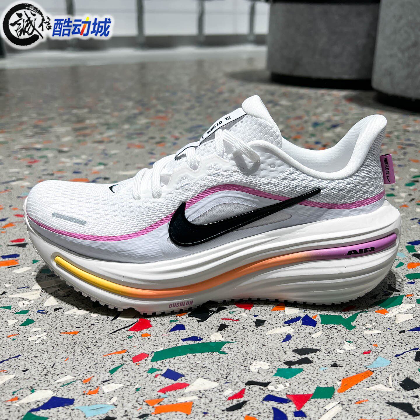 Nike耐克女子2026夏新款AIR WINFLO 12透气运动跑步鞋 HV9273-100