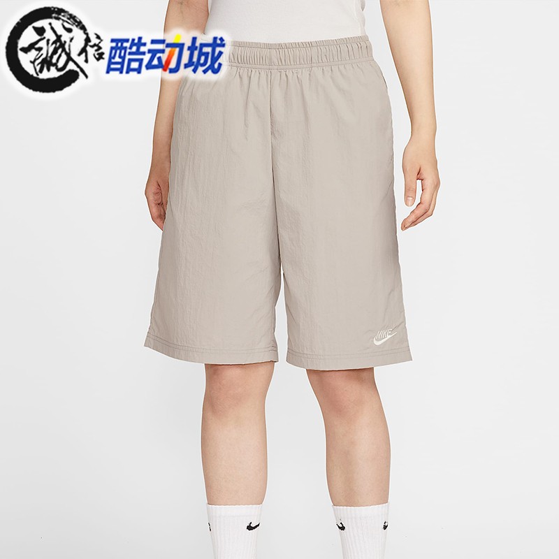 耐克女子宽松透气运动休闲五分裤