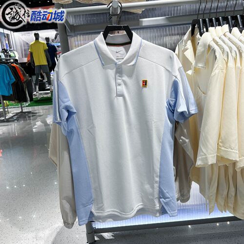 Nike耐克2026夏新款Dri-FIT 男子速干网球翻领短袖T恤 IR6293-100