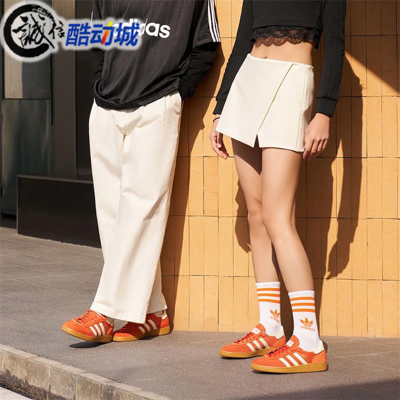 阿迪达斯三叶草男女2025春HANDBALL经典T头鞋运动休闲板鞋 IG6191