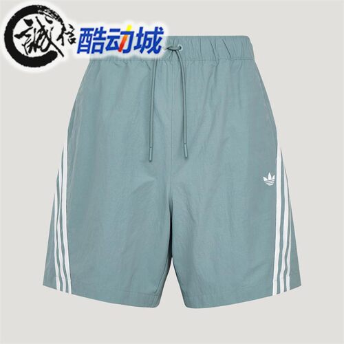 阿迪达斯三叶草男子梭织运动短裤