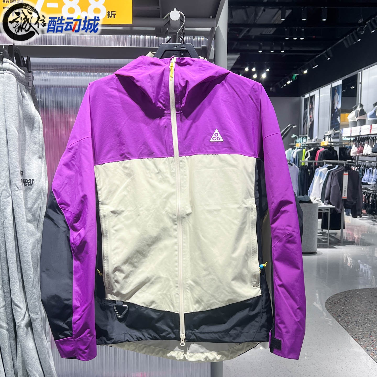 Nike耐克男子2025冬季新款ACG防风防水夹克硬壳冲锋衣 HJ2688-505