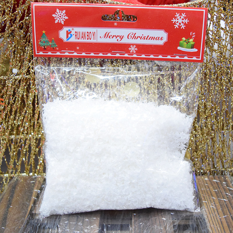 DIY雪粉假雪橱窗婚纱摄影道具场景圣诞装饰仿真雪花人造雪人工雪