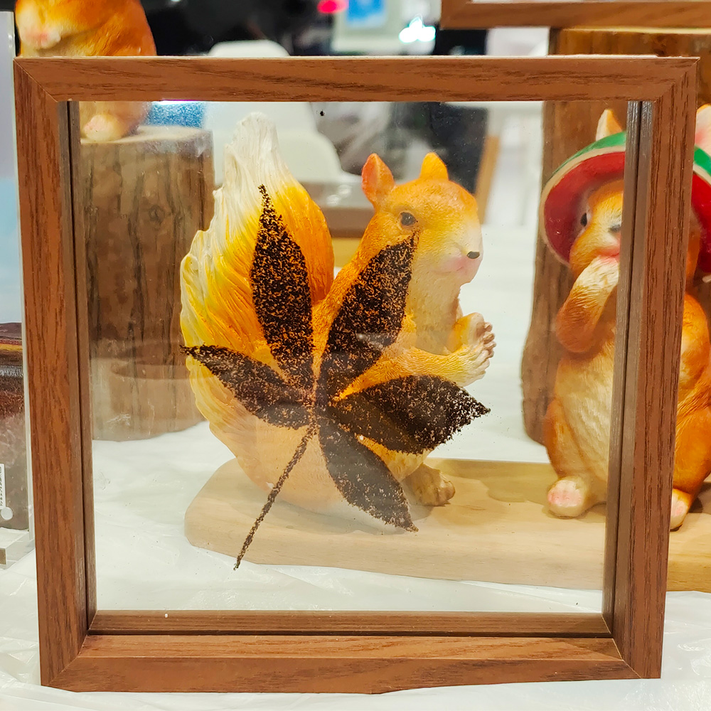咖啡渣DIY手工材料包沙画环保