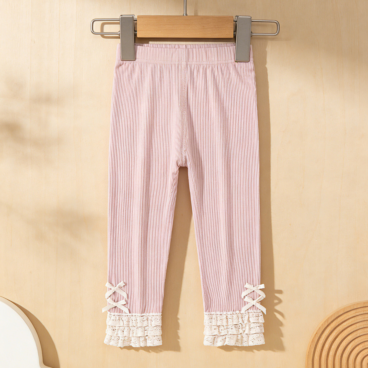 BB2026新款女童婴儿打底裤甜美粉色裤子花边大童花边长裤80-140码,童装/婴儿装/亲子装,打底裤,淘宝优惠券,粉丝福利购,淘宝优惠卷