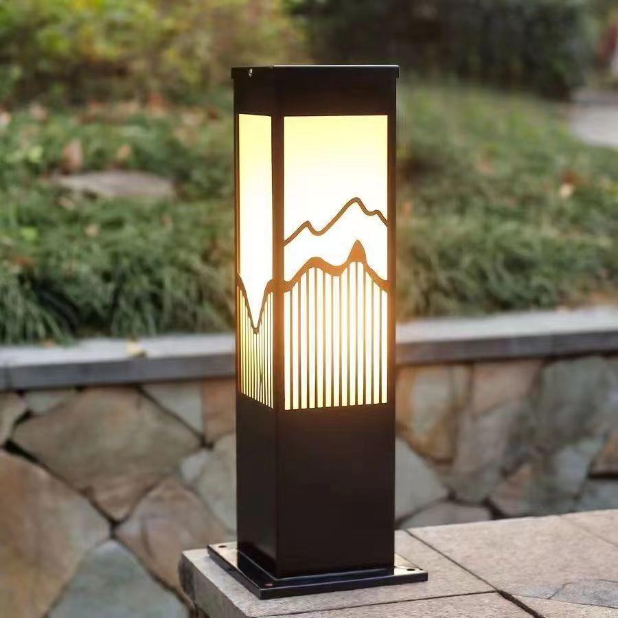 太阳能草坪灯地插户外防水庭院led围栏景观花园林ip65不锈钢外壳