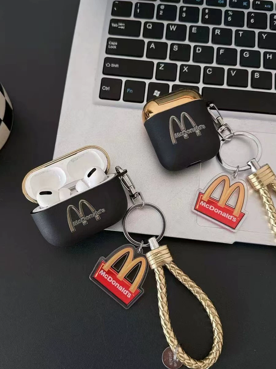 Бренд Tide M запись применимо к чехлу защитному для AirPods 2-го поколения, AirPods 3-го поколения, простая чехол для AirPods Pro, креатив Pro, креатив PRO второго поколения, пара, индивидуальность, Bluetooth, защитный чехол для Apple