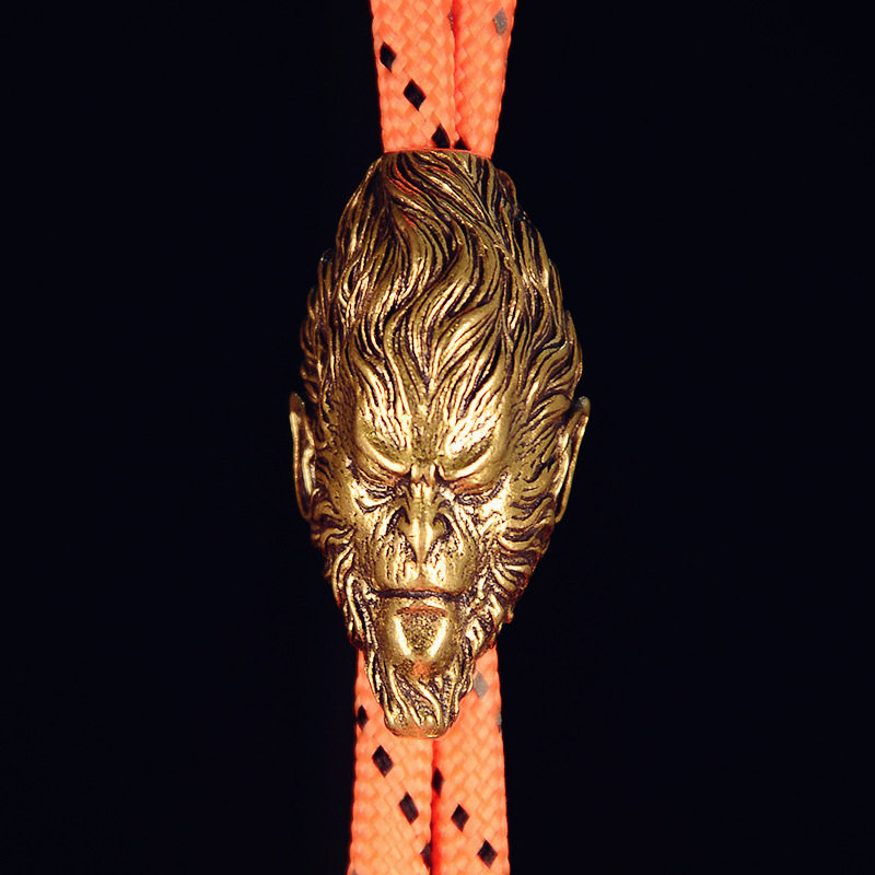 黄铜悟空吊坠大圣刀坠白铜伞绳DIY工艺品EDC个性汽车钥匙扣挂件,饰品/流行首饰/时尚饰品新,摆件,淘宝优惠券,粉丝福利购,淘宝优惠卷