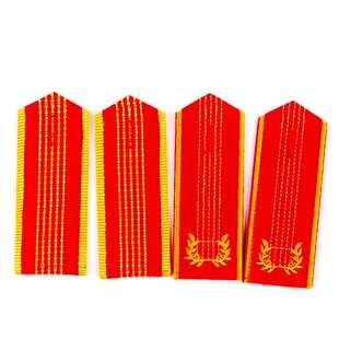 服装配饰红色乐队肩章鼓乐队肩牌礼仪肩章演出肩章肩徽
