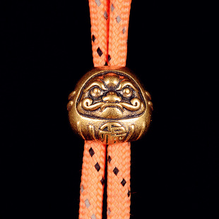 手工福字头热卖钥匙扣挂件黄铜刀坠DIY白铜饰品弹弓尾坠