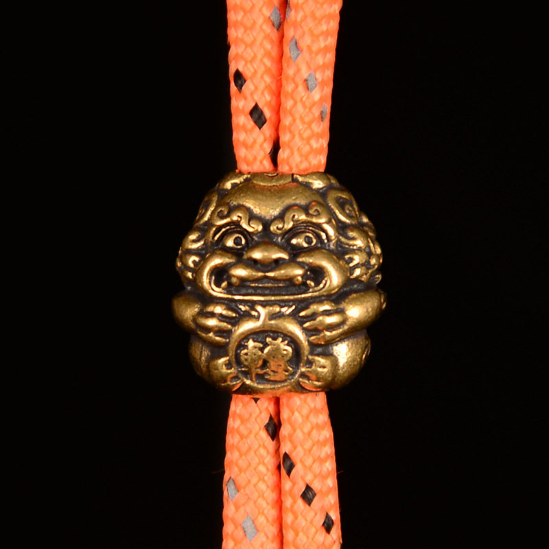 复古黄铜转运珠个性刀坠EDC伞绳坠手电坠钥匙扣挂件DIY配饰挂坠批,饰品/流行首饰/时尚饰品新,摆件,淘宝优惠券,粉丝福利购,淘宝优惠卷