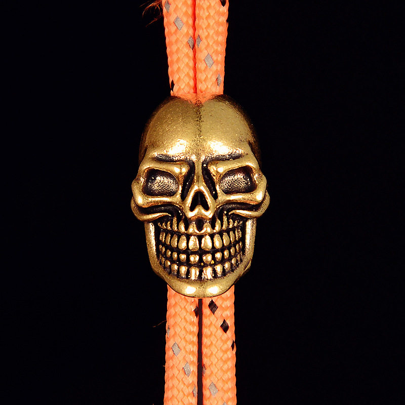 纯黄铜复古双牙骷髅头刀坠EDC伞绳DIY弹弓尾坠手串配件小串饰,饰品/流行首饰/时尚饰品新,摆件,淘宝优惠券,粉丝福利购,淘宝优惠卷