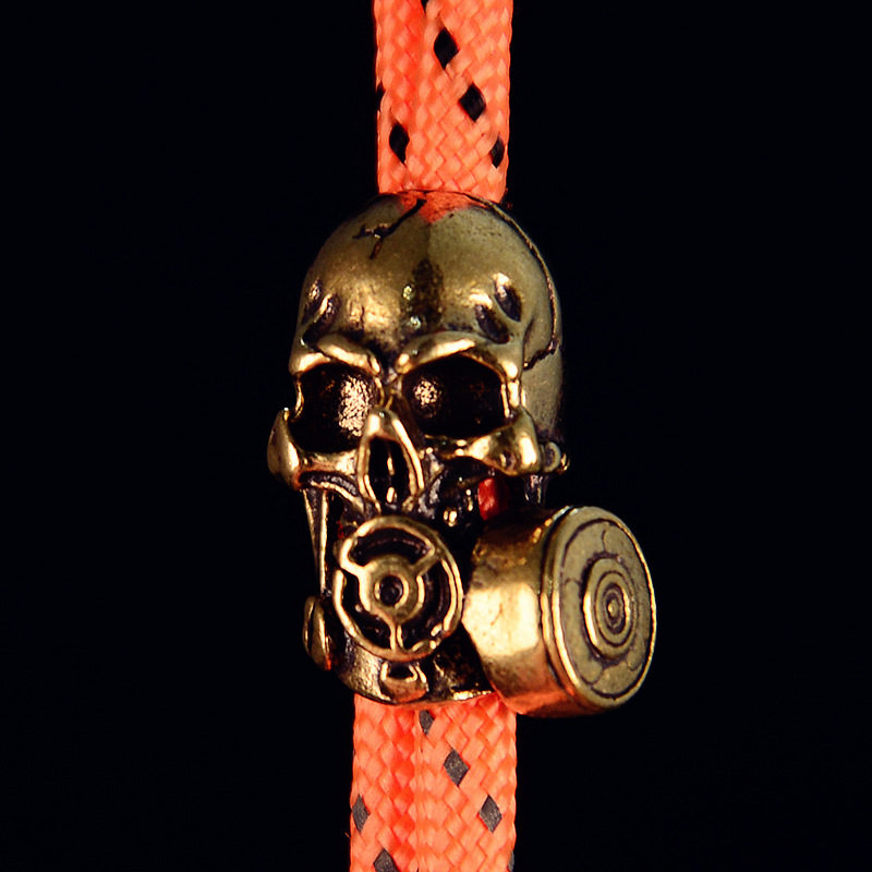 黄铜生化骷髅头刀坠伞绳坠手电筒坠手工DIY指虎坠配件热销EDC,饰品/流行首饰/时尚饰品新,摆件,淘宝优惠券,粉丝福利购,淘宝优惠卷