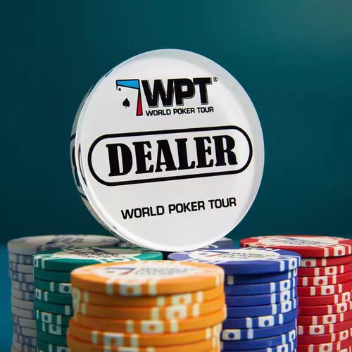 WPT亚克力庄DEALER码德州扑克庄码亚克力三角ALLIN牌德州扑克配件
