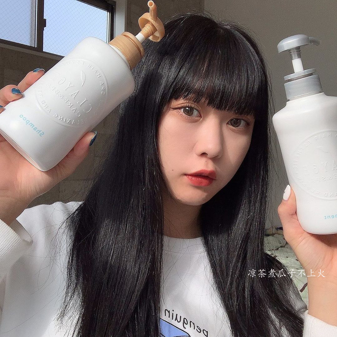 日本clayge盈蓬松清洁头皮洗发水